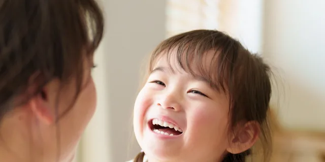 笑顔のお子さん